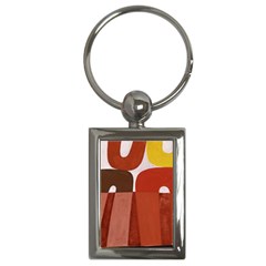 Sophie Taeuber Arp, Composition À Motifs D arceaux Ou Composition Horizontale Verticale Key Chain (rectangle) by Sobalvarro