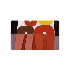 Sophie Taeuber Arp, Composition À Motifs D arceaux Ou Composition Horizontale Verticale Magnet (name Card) by Sobalvarro