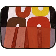 Sophie Taeuber Arp, Composition à Motifs D arceaux Ou Composition Horizontale Verticale Double Sided Fleece Blanket (Mini) 