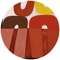 Sophie Taeuber Arp, Composition À Motifs D arceaux Ou Composition Horizontale Verticale Wooden Puzzle Round by Sobalvarro