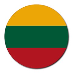 Lithuania Flag Round Mousepads by FlagGallery