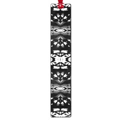 Black And White Modern Ornate Stripes Design Large Book Marks by dflcprintsclothing