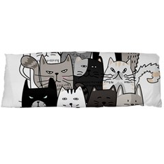 Cute Cat Hand Drawn Cartoon Style Body Pillow Case (dakimakura)