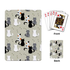 Cute Cat Seamless Pattern Playing Cards Single Design (rectangle) by Vaneshart