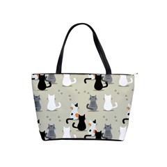 Cute Cat Seamless Pattern Classic Shoulder Handbag