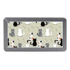 Cute Cat Seamless Pattern Memory Card Reader (mini) by Vaneshart