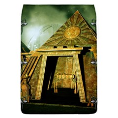 Awesome Steampunk Pyramid In The Night Removable Flap Cover (l) by FantasyWorld7