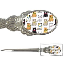 Cat Kitten Seamless Pattern Letter Opener