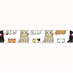 Cat Kitten Seamless Pattern Small Bar Mats 24 x4  Bar Mat