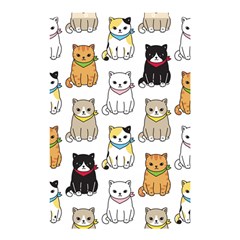 Cat Kitten Seamless Pattern Shower Curtain 48  x 72  (Small) 