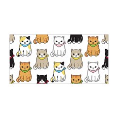 Cat Kitten Seamless Pattern Yoga Headband