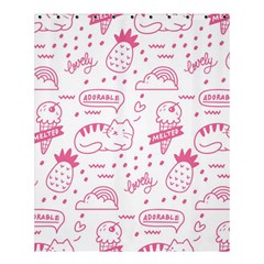 Cute Girly Seamless Pattern Shower Curtain 60  X 72  (medium)  by Vaneshart