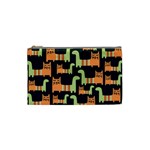 Seamless Pattern With Cats Cosmetic Bag (Small) Front