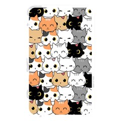 Cute Cat Kitten Cartoon Doodle Seamless Pattern Memory Card Reader (rectangular)