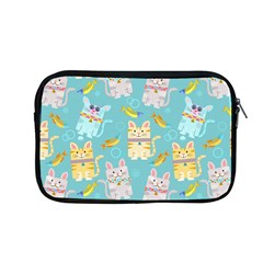 Vector Seamless Pattern With Colorful Cats Fish Apple MacBook Pro 13  Zipper Case