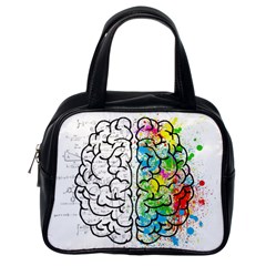 Brain Mind Psychology Idea Drawing Classic Handbag (one Side)