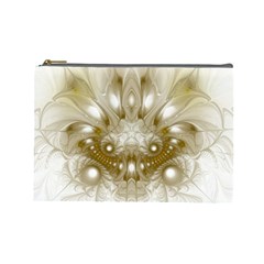 Fractal Fantasy Background Pattern Cosmetic Bag (Large)