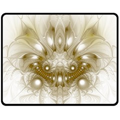 Fractal Fantasy Background Pattern Fleece Blanket (Medium) 