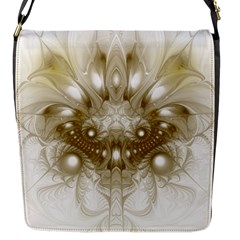 Fractal Fantasy Background Pattern Flap Closure Messenger Bag (S)