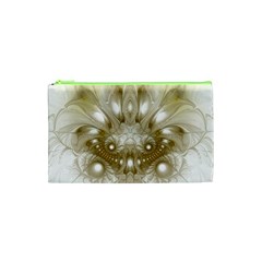 Fractal Fantasy Background Pattern Cosmetic Bag (XS)
