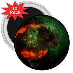 Space Cosmos Galaxy Universe Sky 3  Magnets (10 Pack)  by Wegoenart