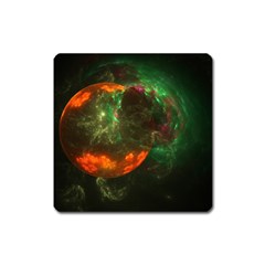 Space Cosmos Galaxy Universe Sky Square Magnet by Wegoenart