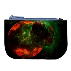 Space Cosmos Galaxy Universe Sky Large Coin Purse by Wegoenart