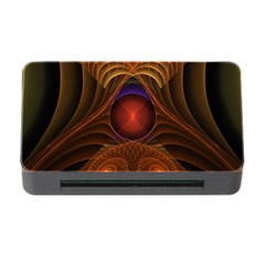 Fractal Fantasy Design Swirl Memory Card Reader With Cf by Wegoenart