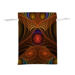 Fractal Fantasy Design Swirl Lightweight Drawstring Pouch (m) by Wegoenart