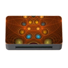 Fractal Fantasy Design Swirl Memory Card Reader With Cf by Wegoenart