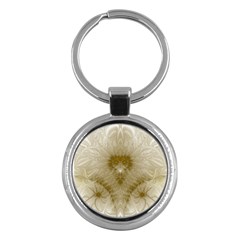 Fractal Abstract Pattern Background Key Chain (Round)