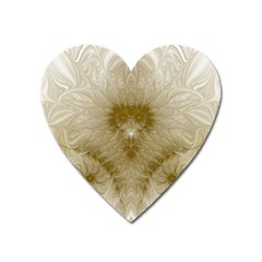 Fractal Abstract Pattern Background Heart Magnet