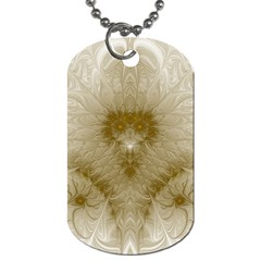 Fractal Abstract Pattern Background Dog Tag (One Side)