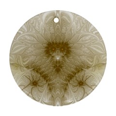 Fractal Abstract Pattern Background Round Ornament (Two Sides)