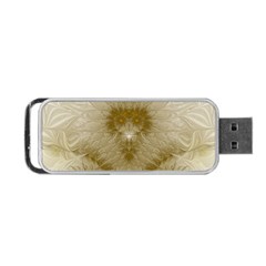 Fractal Abstract Pattern Background Portable USB Flash (One Side)
