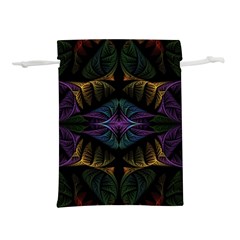 Fractal Abstract Background Pattern Art Lightweight Drawstring Pouch (m) by Wegoenart