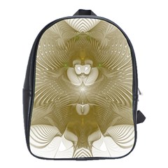 Fractal Background Pattern Creative School Bag (large)