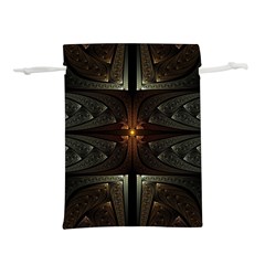 Fractal Artwork Abstract Fantasy Lightweight Drawstring Pouch (l)