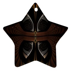 Fractal Abstract Background Pattern Ornament (star) by Wegoenart