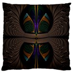 Fractal Abstract Background Pattern Large Cushion Case (One Side) Front