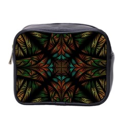 Fractal Fantasy Design Texture Mini Toiletries Bag (Two Sides)