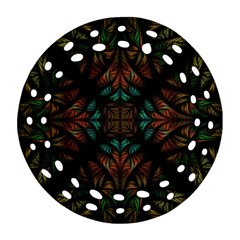 Fractal Fantasy Design Texture Ornament (Round Filigree)