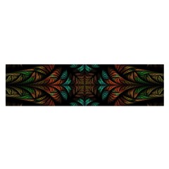 Fractal Fantasy Design Texture Satin Scarf (Oblong)