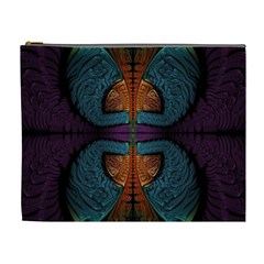 Art Abstract Fractal Pattern Cosmetic Bag (xl) by Wegoenart