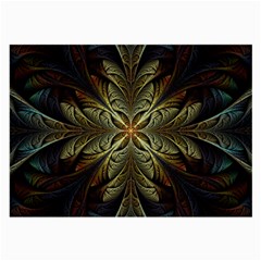 Fractal Art Abstract Pattern Large Glasses Cloth by Wegoenart