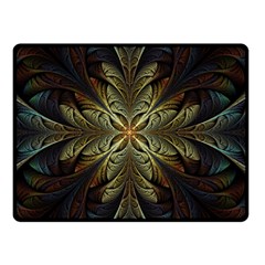 Fractal Art Abstract Pattern Double Sided Fleece Blanket (small) 