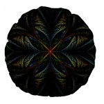 Fractal Art Abstract Pattern Large 18  Premium Flano Round Cushions Front