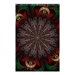 Fractal Flower Fantasy Floral Shower Curtain 48  X 72  (small)  by Wegoenart