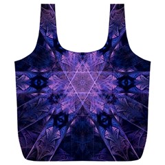 Fractal Symbol Pattern Design Full Print Recycle Bag (xxl)