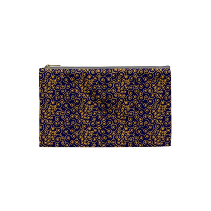 Spiral Pattern Texture Fractal Cosmetic Bag (Small)